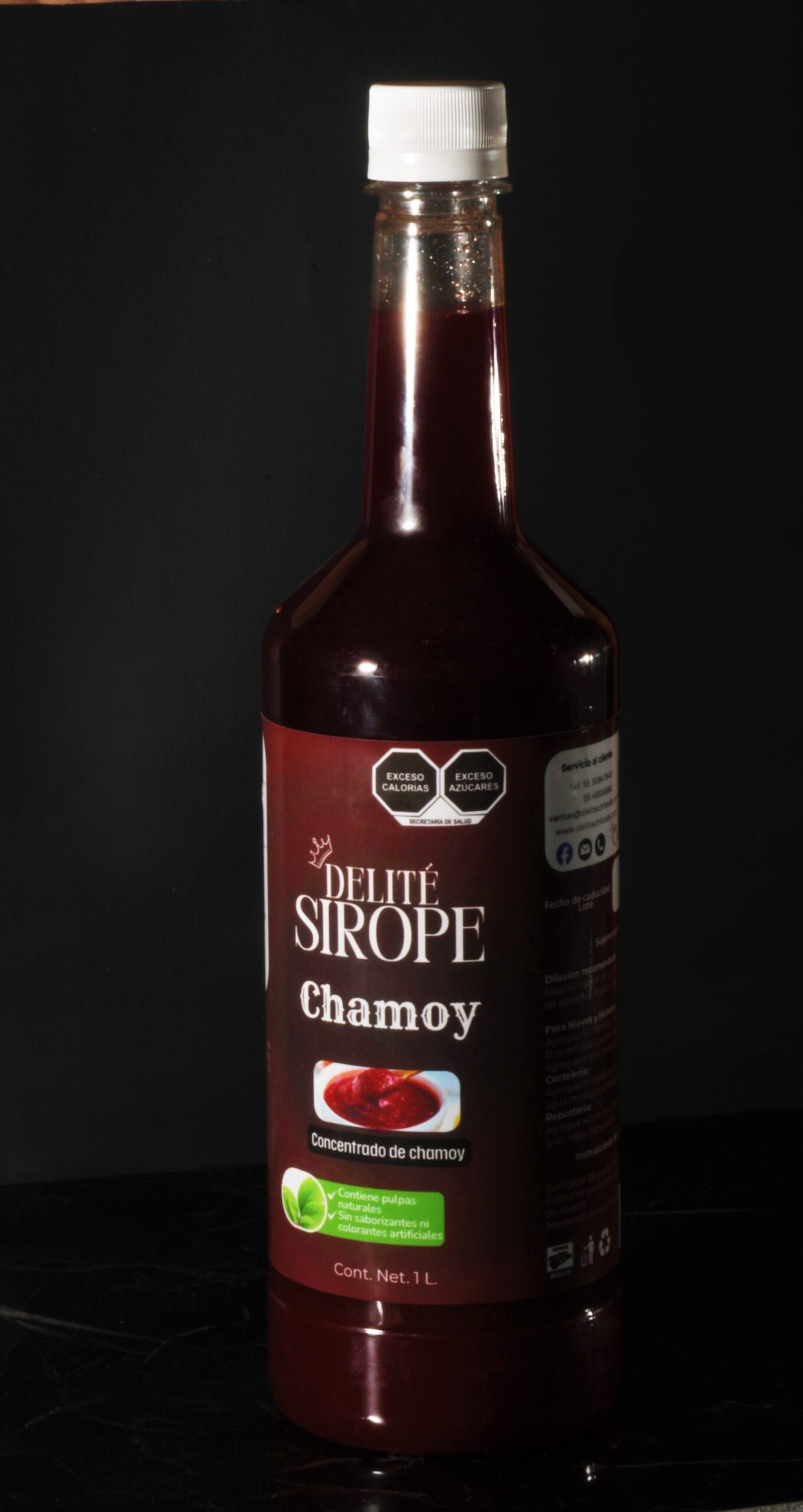 Concentrado sabor chamoy elaborado con pulpas naturales