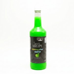 Sirope manzana verde con brillo UV (neón)