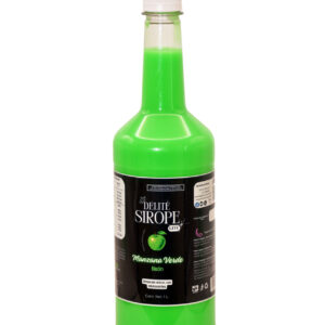 Sirope manzana verde con brillo UV (neón) sin Azúcar